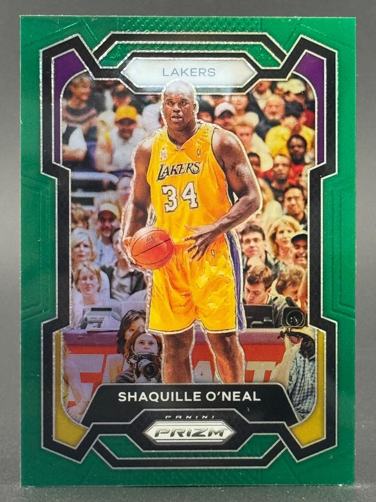 Shaquille O'Neal 2023-24 Panini Prizm Green Prizm #181 front