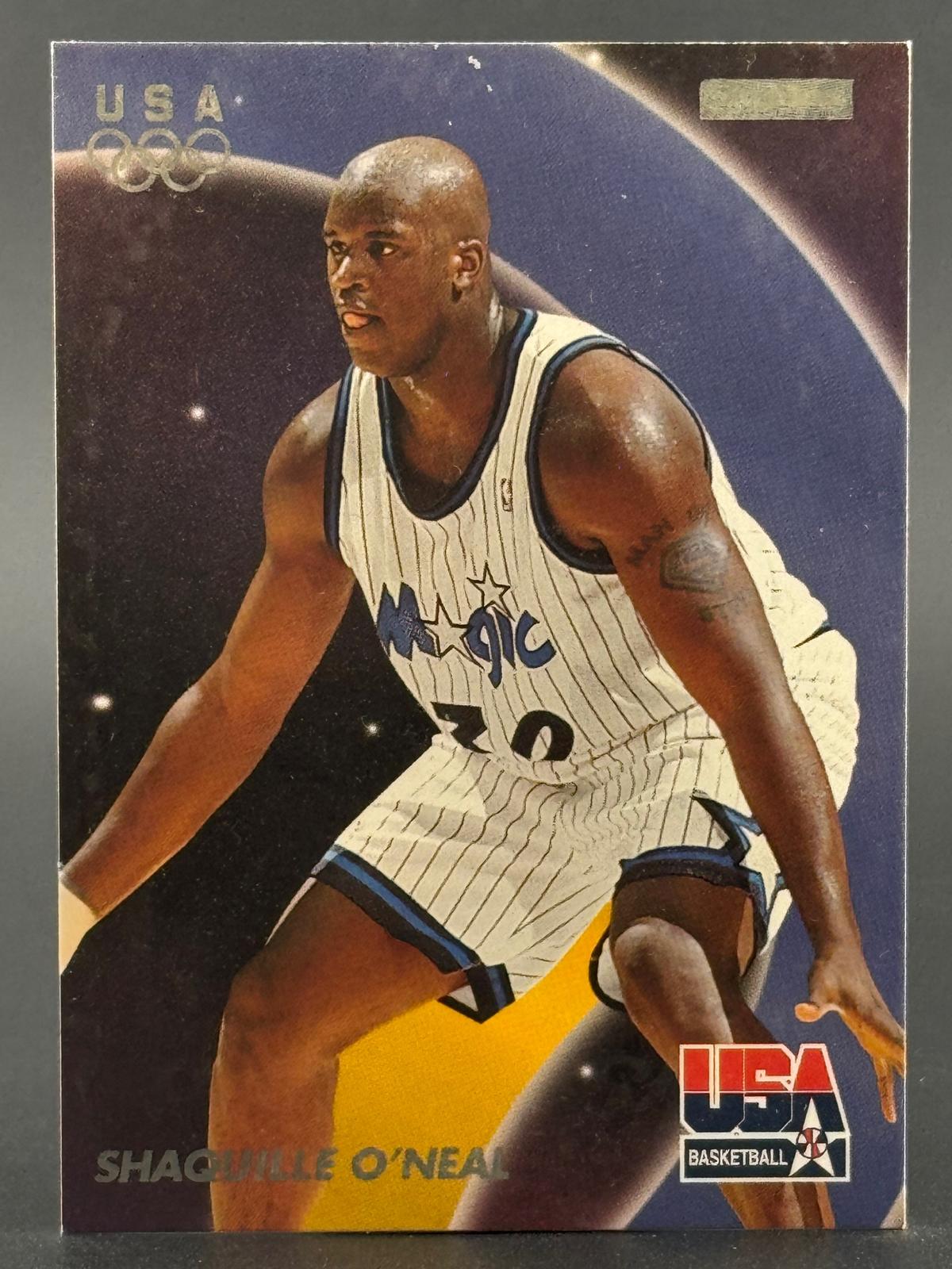 Shaquille O'Neal 1996 SkyBox USA #47 front