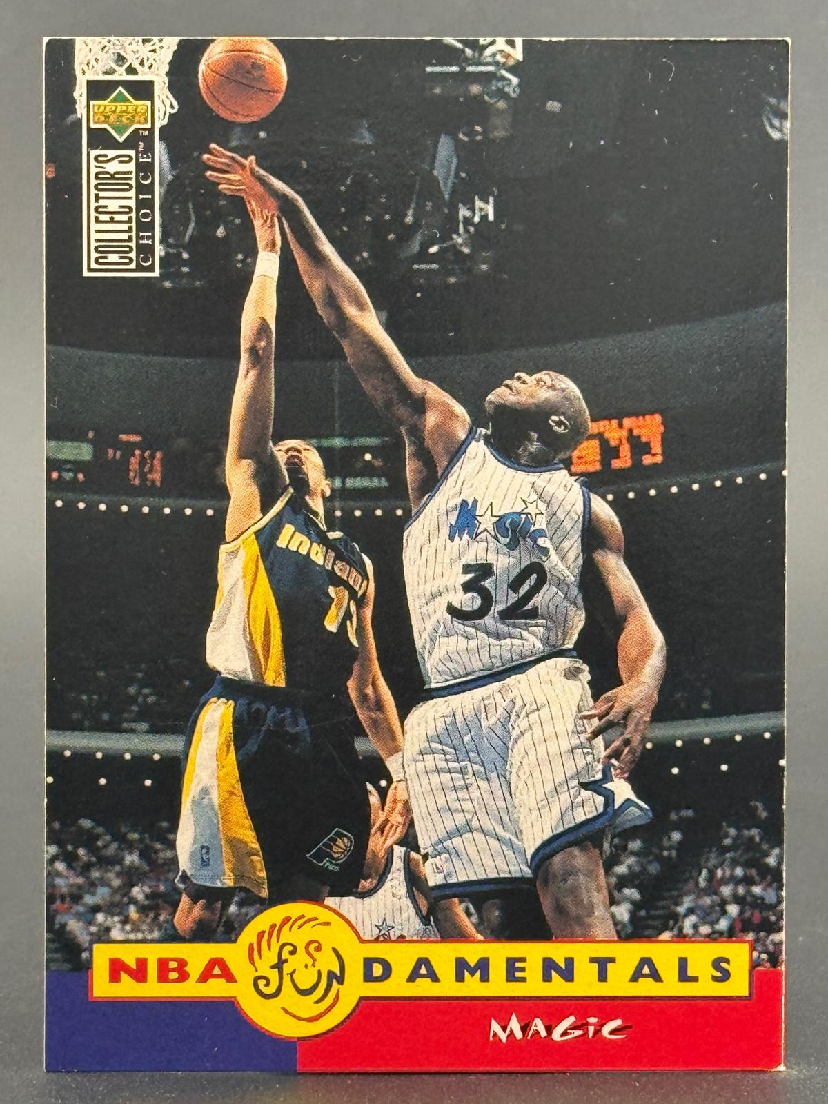 Shaquille O'Neal 1996-97 Collector's Choice Italian #184 front