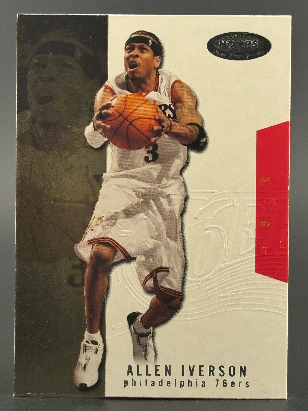 Allen Iverson 2003-04 Hoops Hot Prospects #79 front