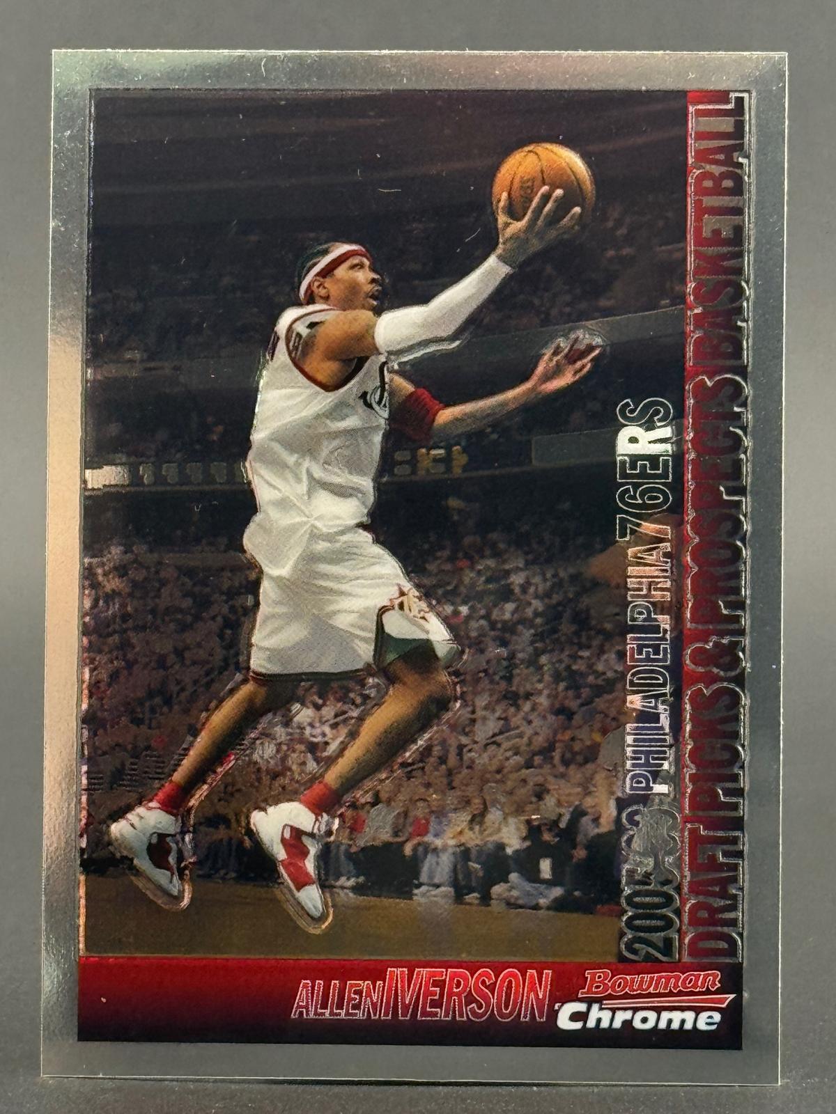 Allen Iverson 2005-06 Bowman #100 Chrome front