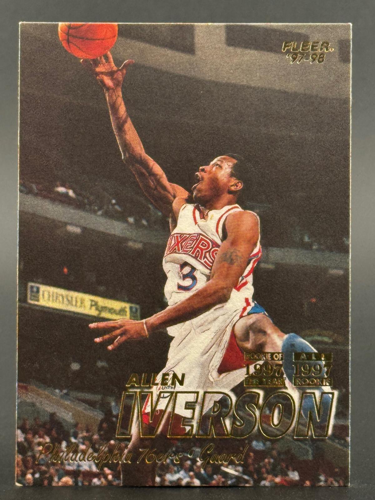 Allen Iverson 1997-98 Fleer #3 front