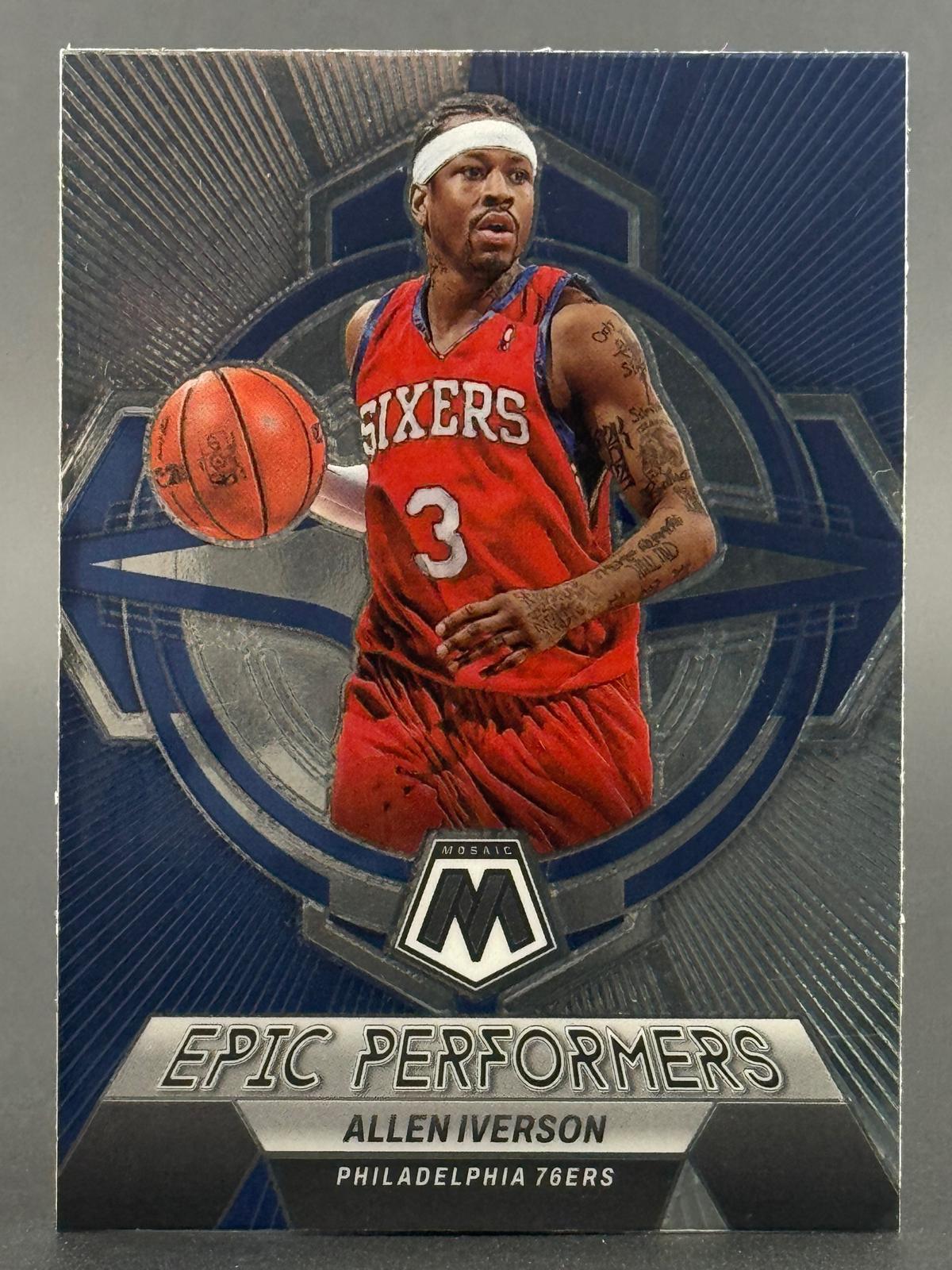 Allen Iverson 2022-23 Panini Mosaic #20 Epic Performers front