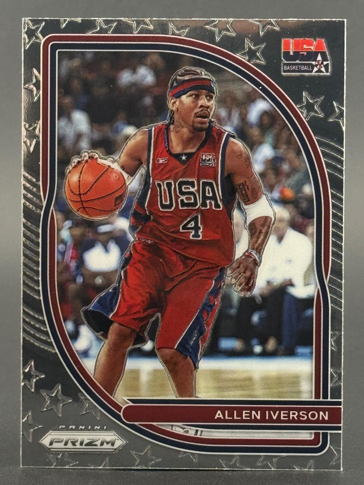 Allen Iverson 2020-21 Panini Prizm #1 USA Basketball front