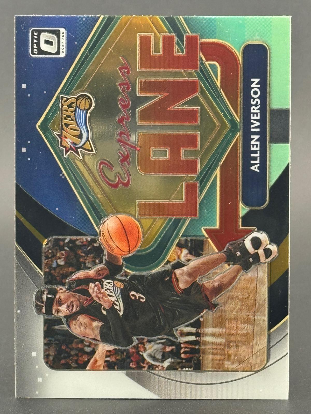 Allen Iverson 2020-21 Donruss Optic #9 Express Lane front