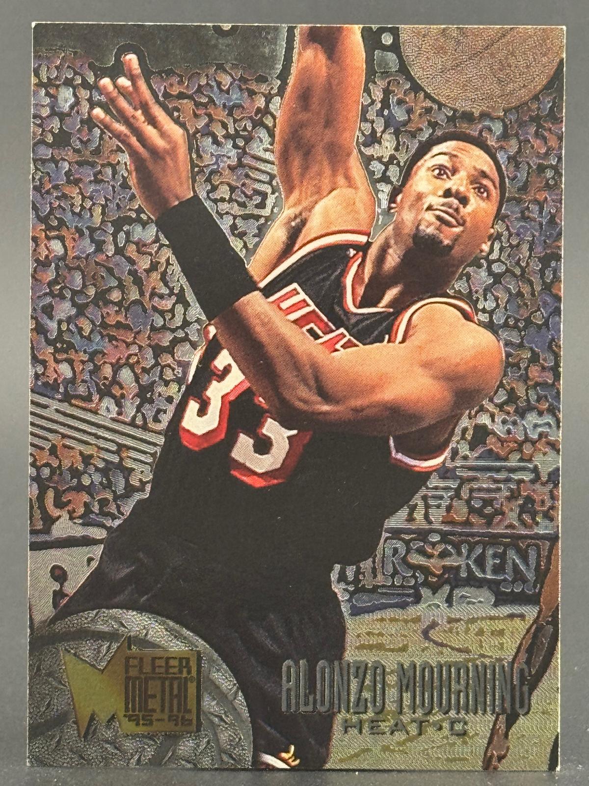 Alonzo Mourning 1995-96 Metal #163 front