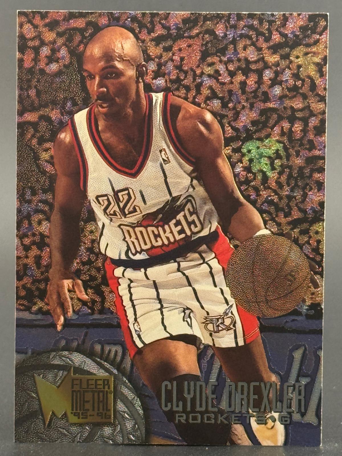 Clyde Drexler 1995-96 Metal #152 front