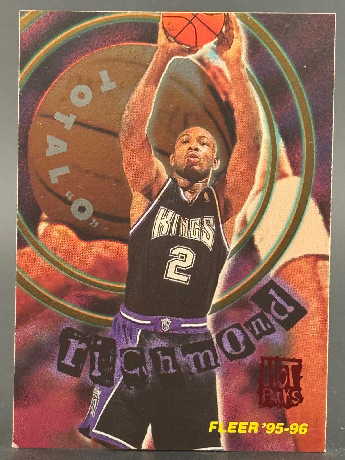Mitch Richmond 1995-96 Fleer #7 of 10 Total O Hot Packs front