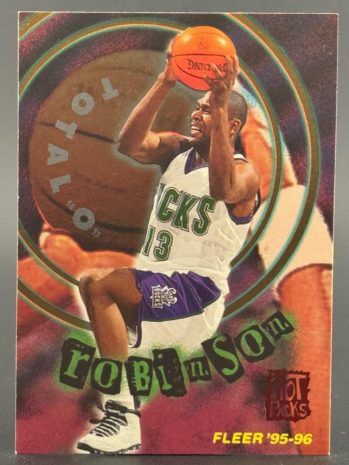 Glenn Robinson 1995-96 Fleer #9 of 10 Total O Hot Pack front