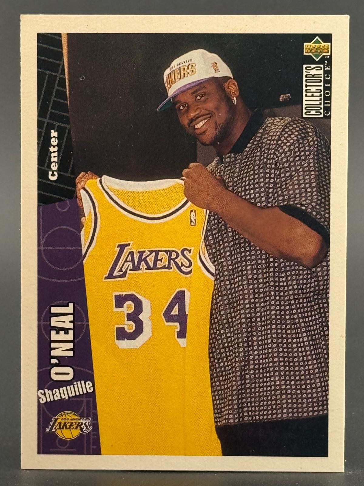 Shaquille O'Neal 1996-97 Collector's Choice Los Angeles Lakers #270                              270 front