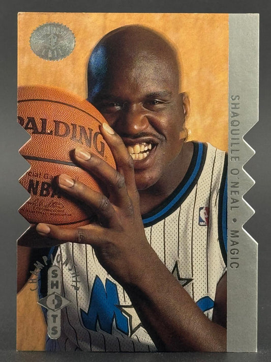 Shaquille O'Neal 1995-96 SP Championship Championship Shots #S20 front