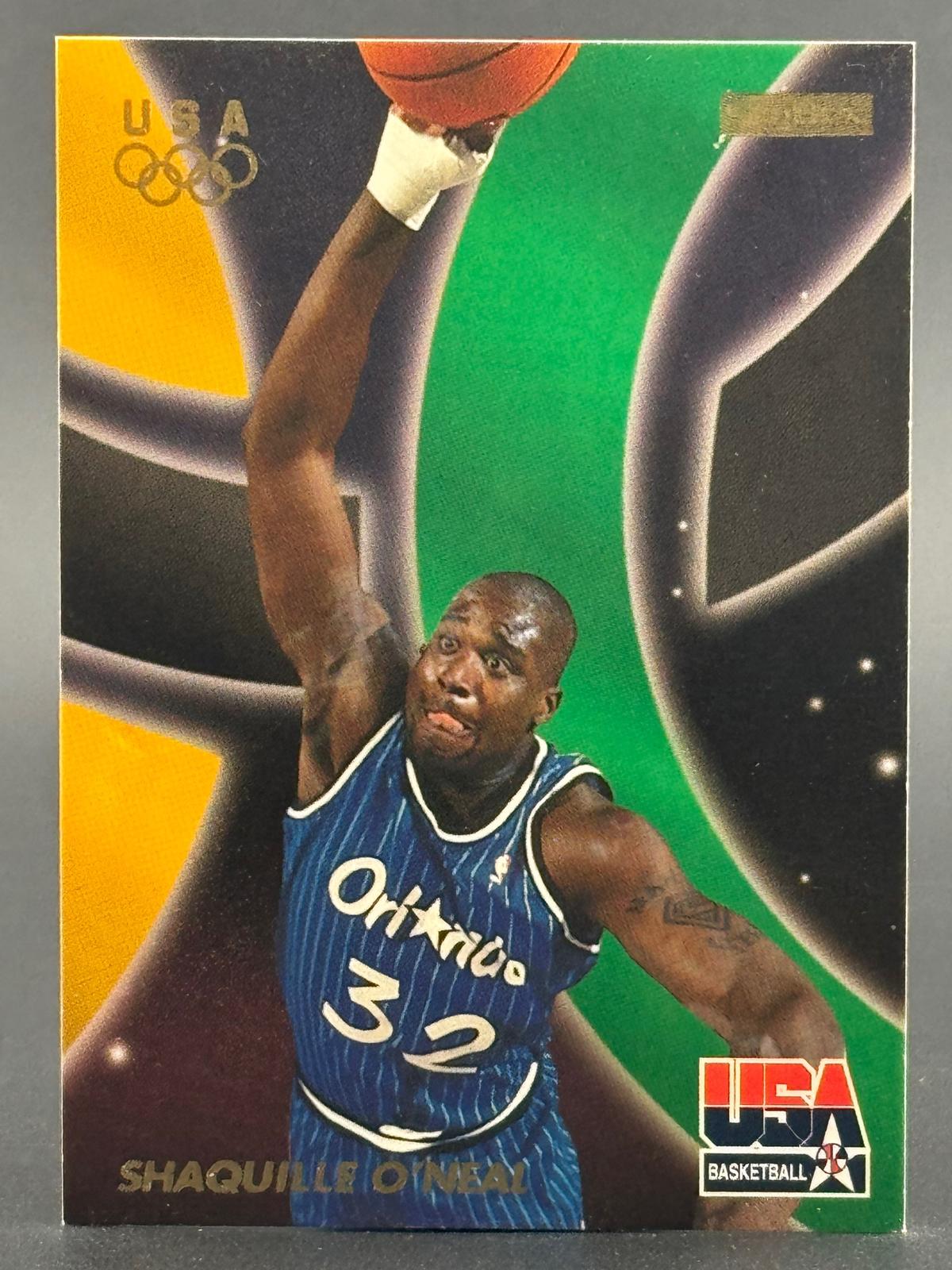 Shaquille O'Neal 1996 SkyBox USA #7 front