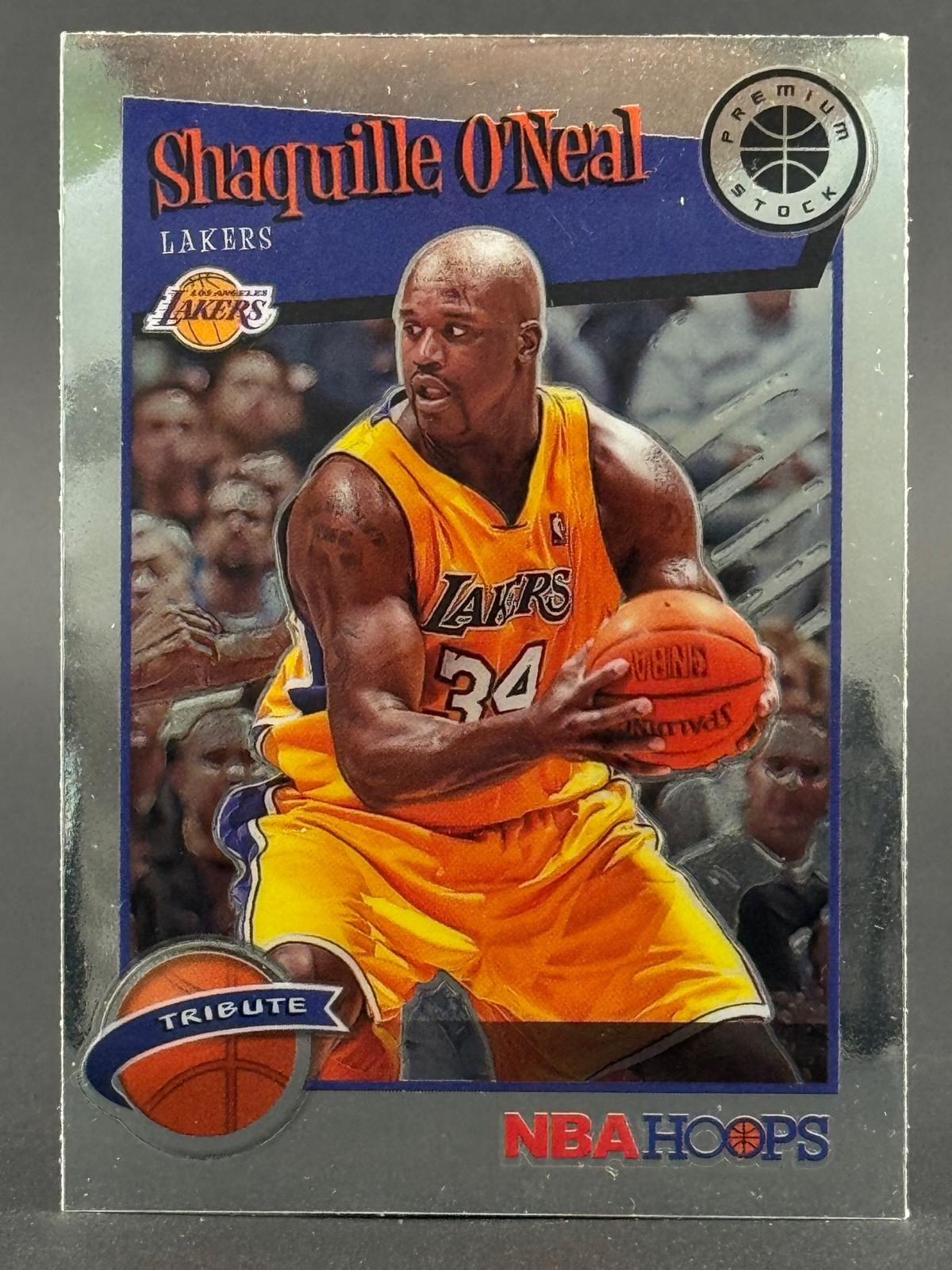 Shaquille O'Neal 2019-20 Hoops Premium Stock Prizms Red #283 front