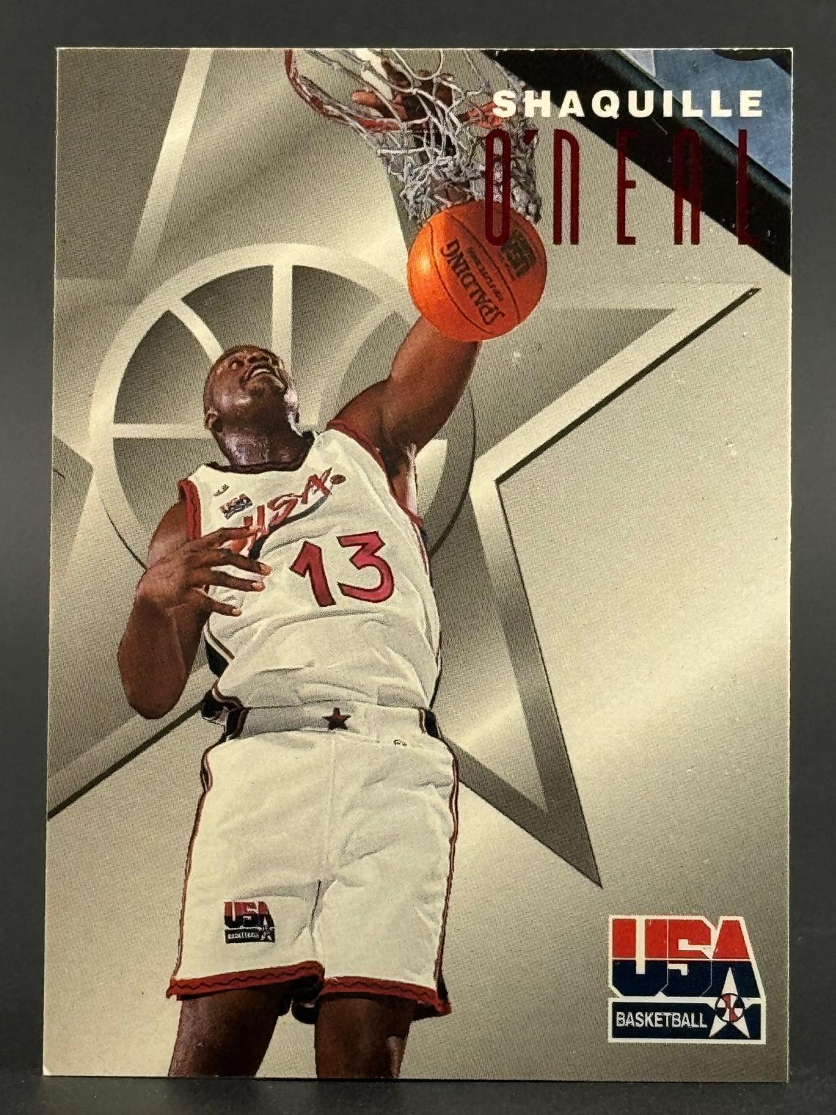 Shaquille O'Neal 1996 SkyBox Texaco USA #7 front