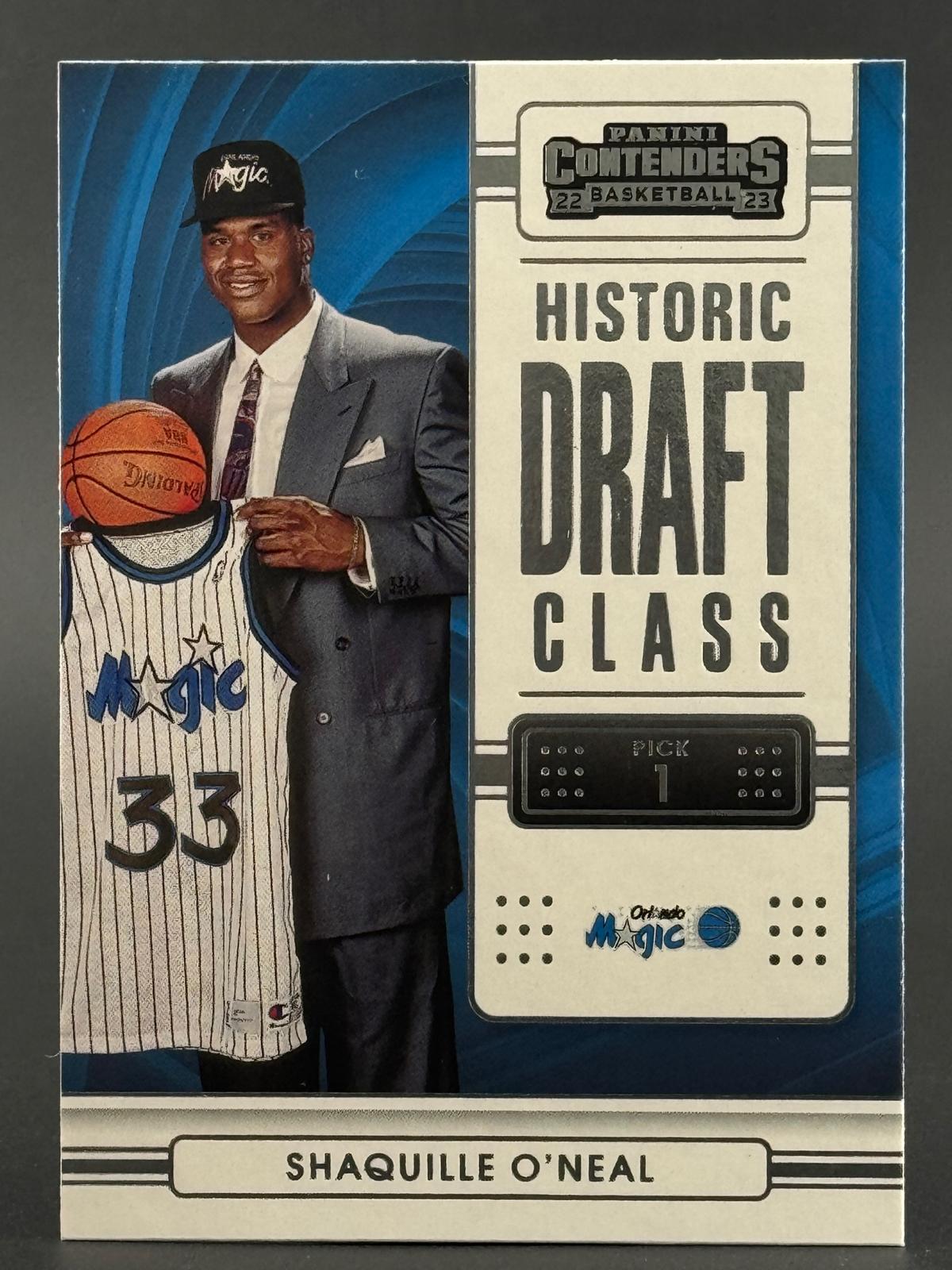 Shaquille O'Neal 2022-23 Panini Historic Draft Class Contenders #1 front