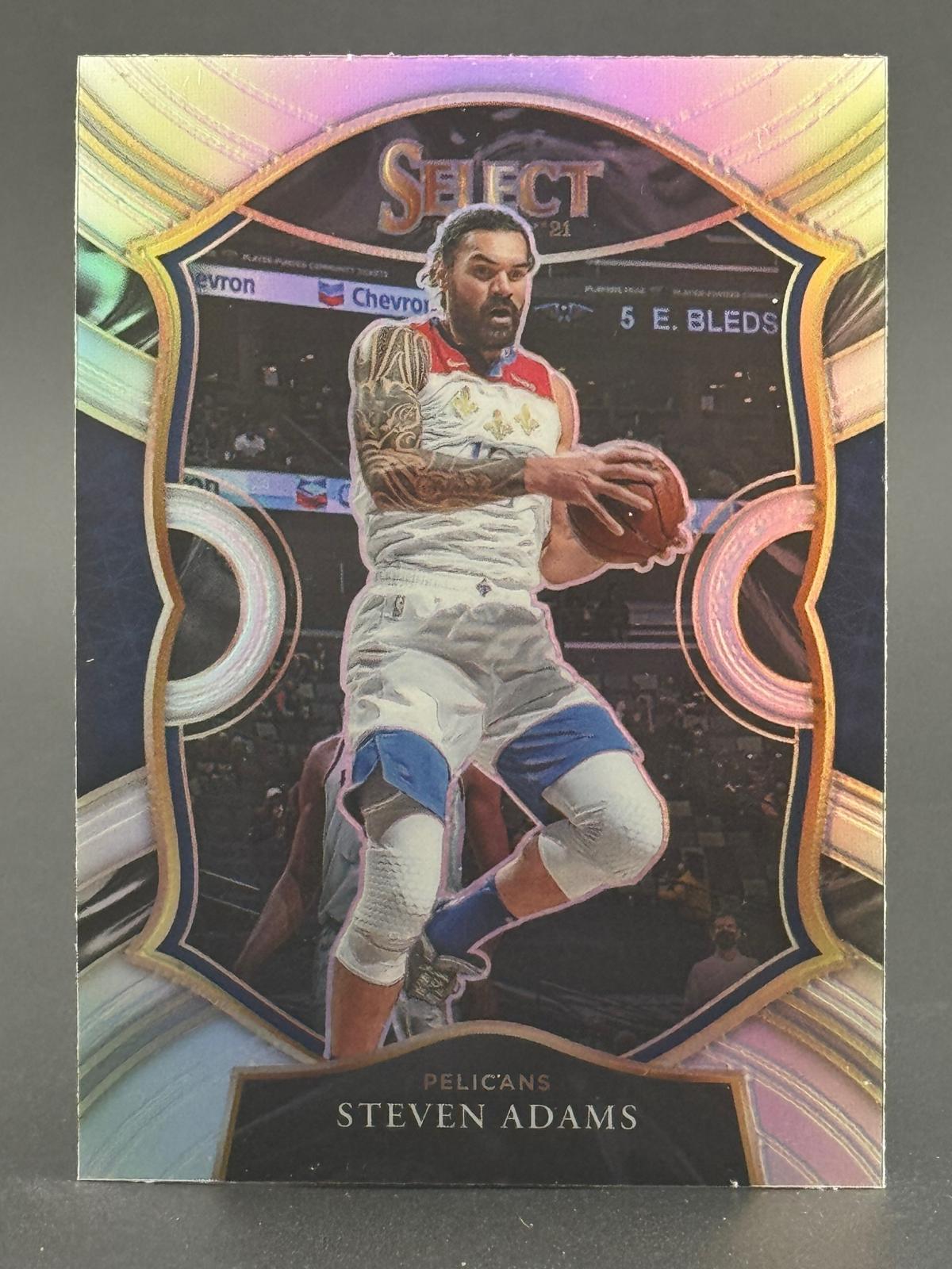 Steven Adams 2020-21 Panini Select #19  Silver Prizm front