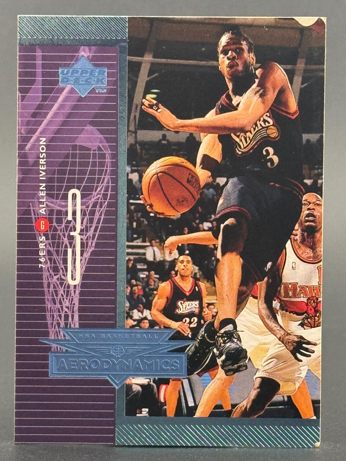 Allen Iverson 1998-99 Upper Deck #A27 Aerodynamics front