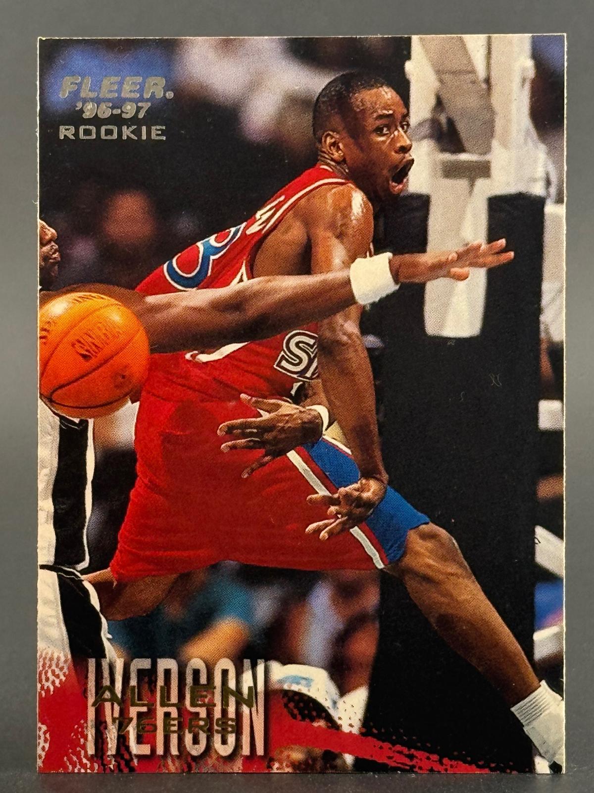 Allen Iverson 1996-97 Fleer #235 front