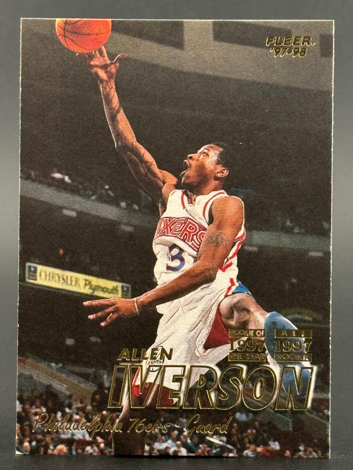 Allen Iverson 1997-98 Fleer #3 front