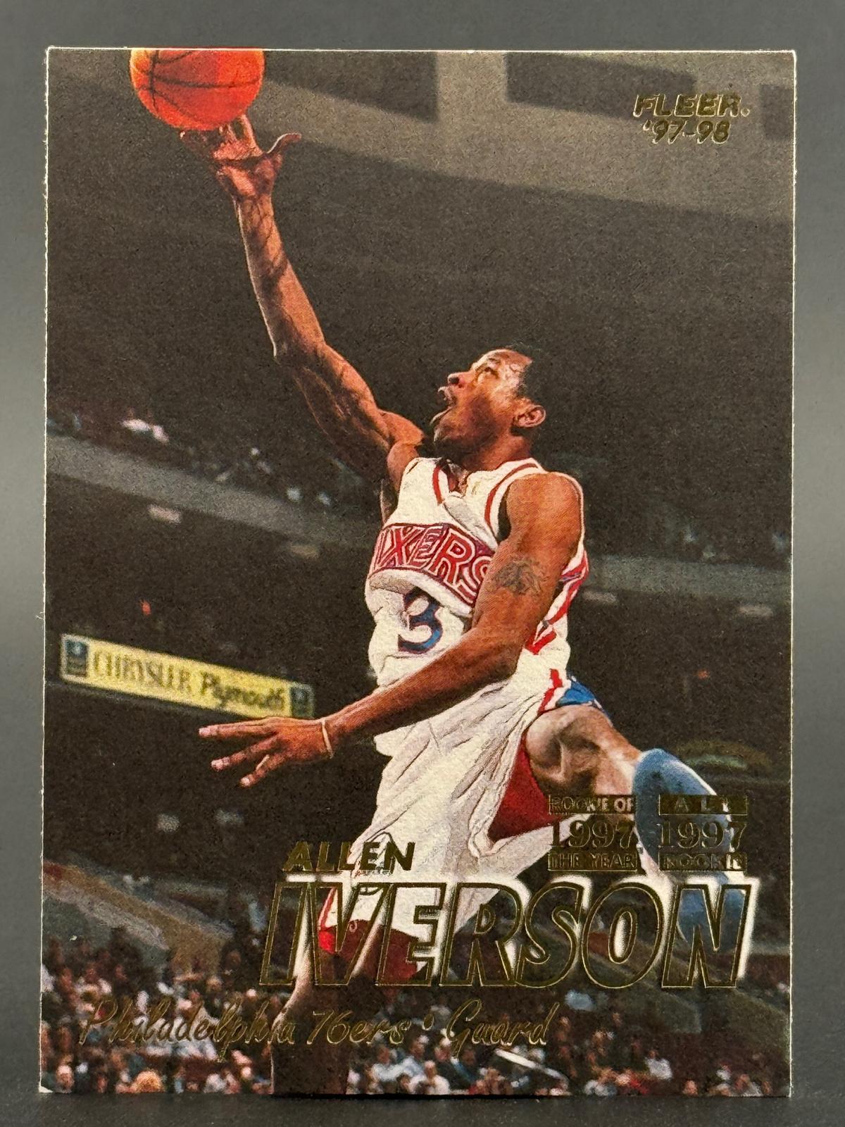 Allen Iverson 1997-98 Fleer #3 front