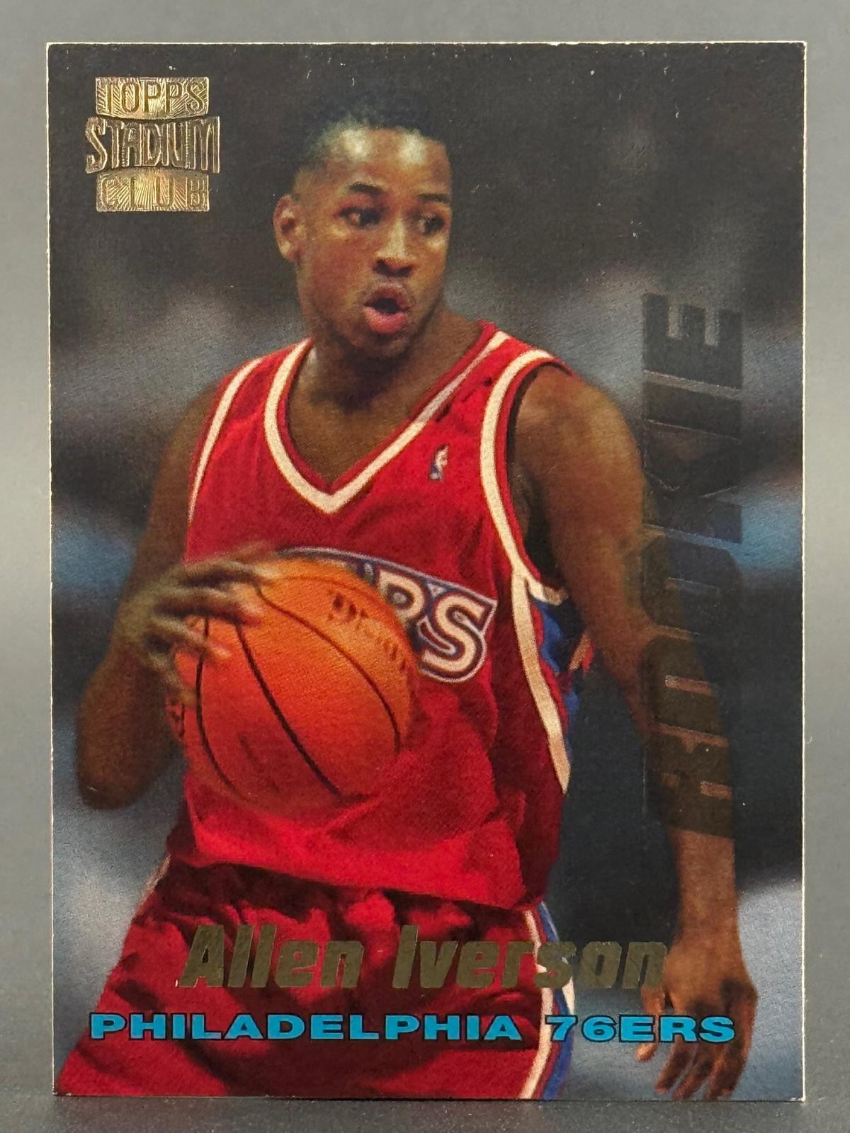Allen Iverson 1996-97 Stadium Club #R1 Rookies (Series One) front