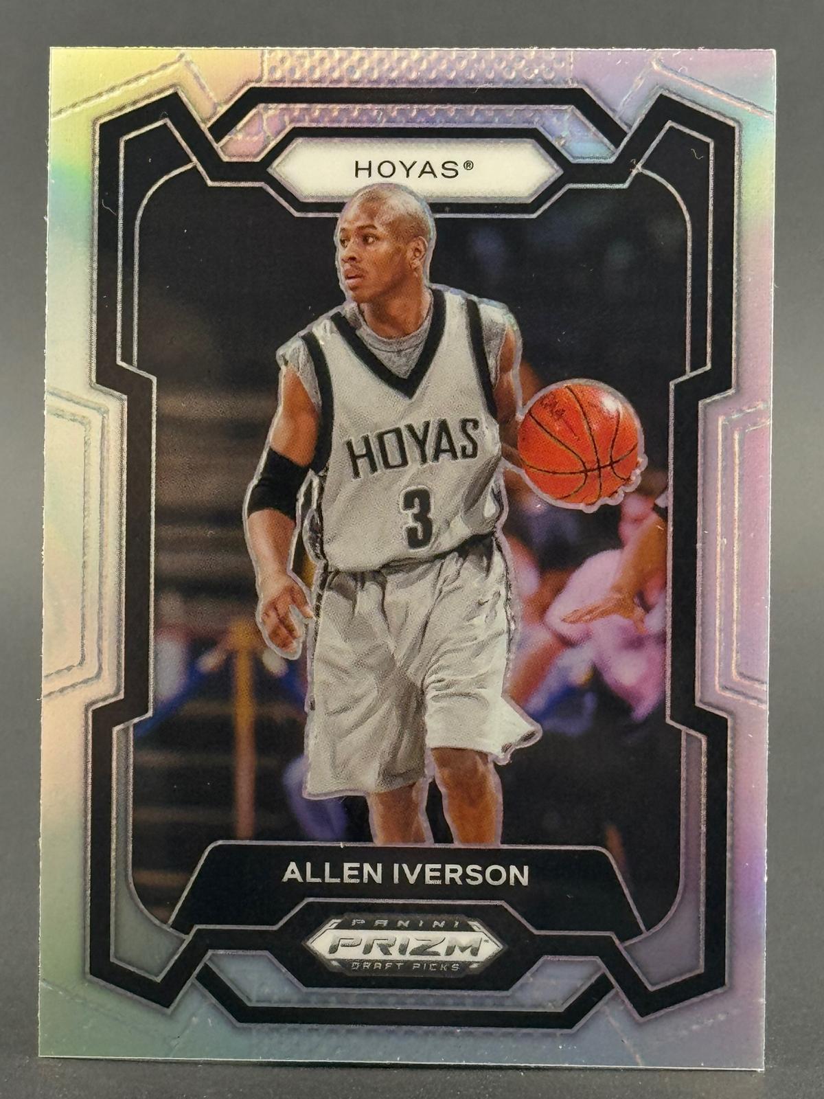 Allen Iverson 2024 Panini Prizm Draft Picks #33 Silver Prizm front