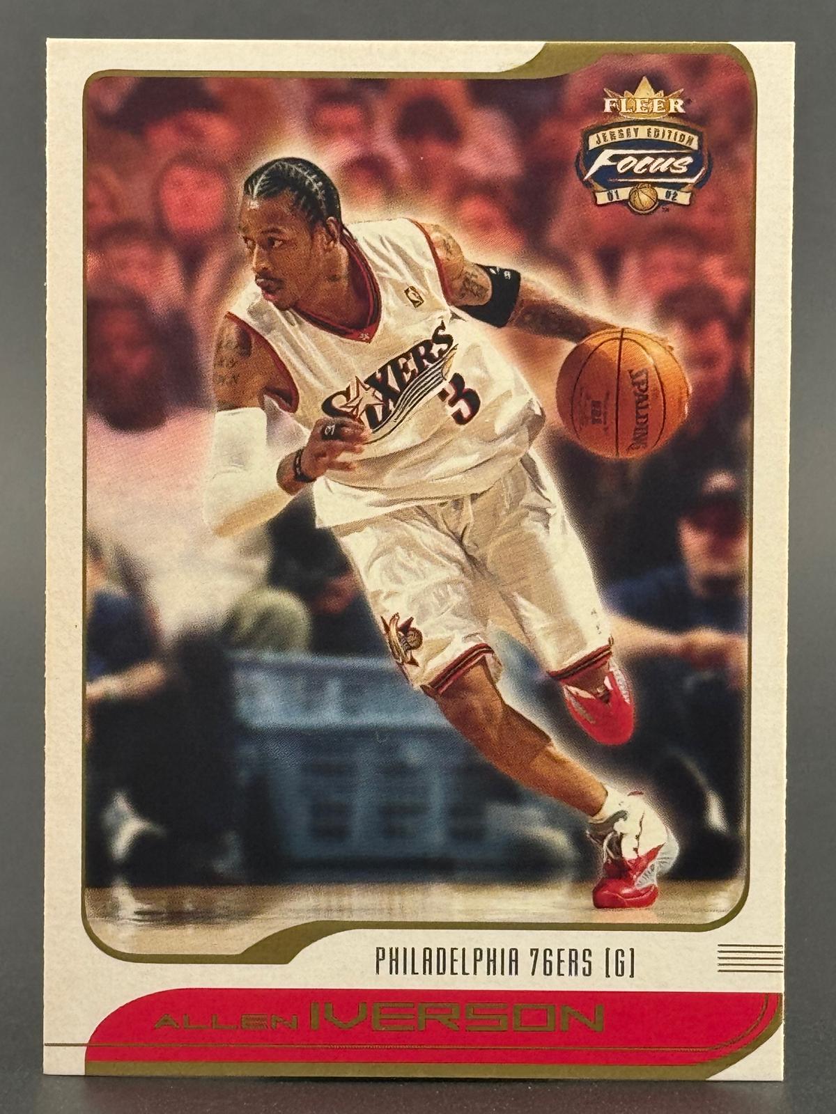 Allen Iverson 2001-02 Fleer Focus #24 front