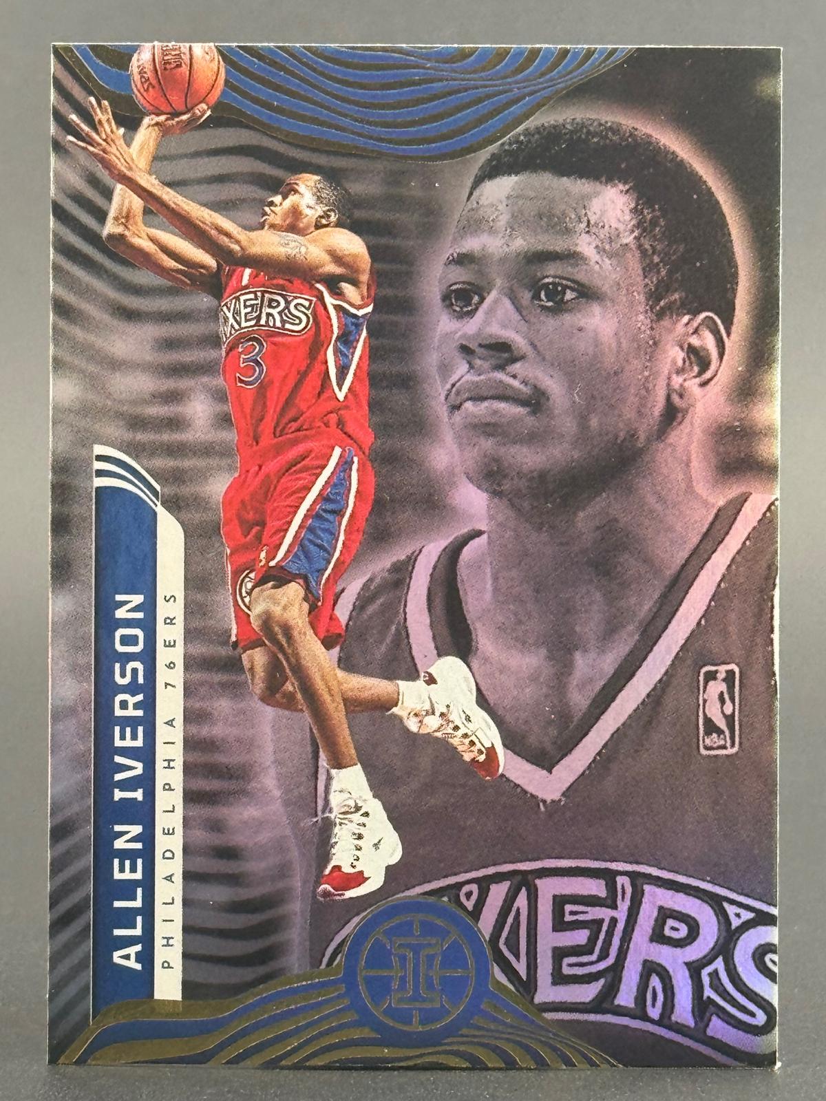 Allen Iverson 2021-22 Panini Illusions #130 front