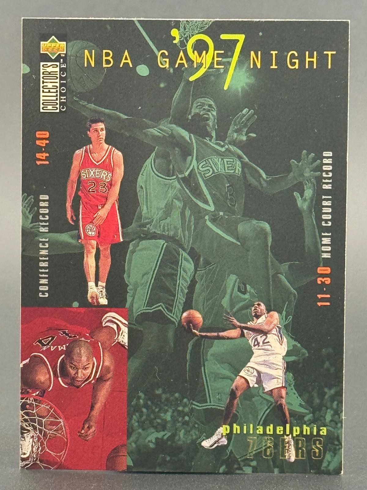 Philadelphia 76ers 1997-98 Collector's Choice European #175 front