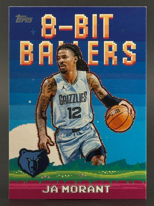 Ja Morant 2025-26 Topps 8-Bit Ballers #8B-12 front