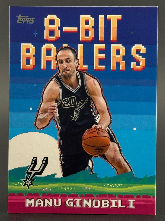 Manu Ginobili 2025-26 Topps 8-Bit Ballers #8B-29 front
