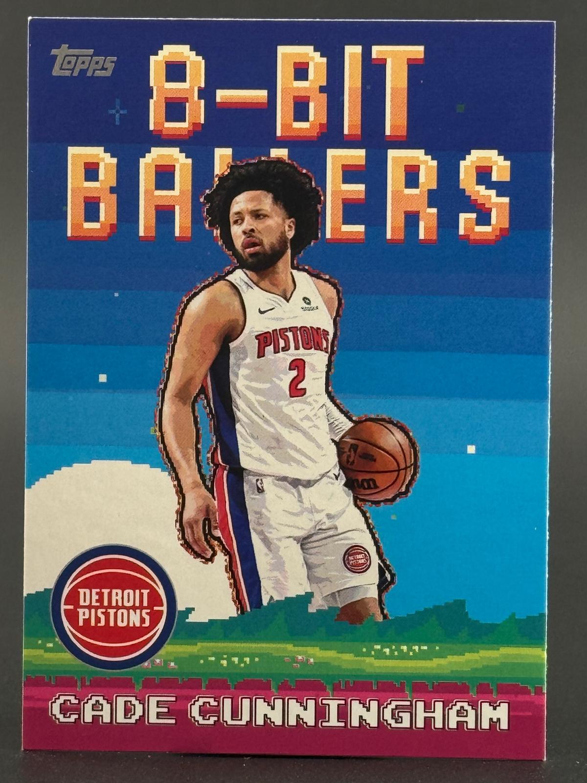 Cade Cunningham 2025-26 Topps 8-Bit Ballers #8B-1 front