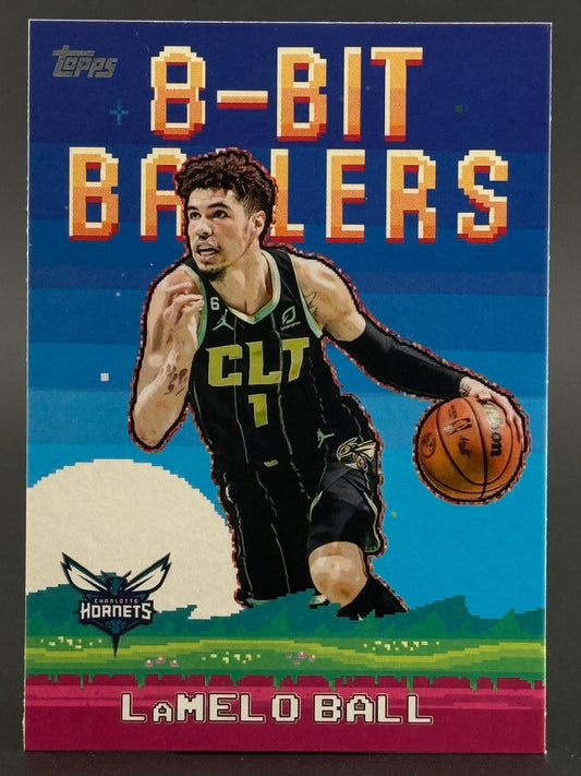 LaMelo Ball 2025-26 Topps 8-Bit Ballers #8B-17 front