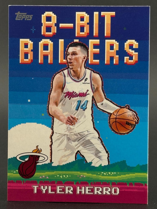 Tyler Herro 2025-26 Topps 8-Bit Ballers #8B-2 front