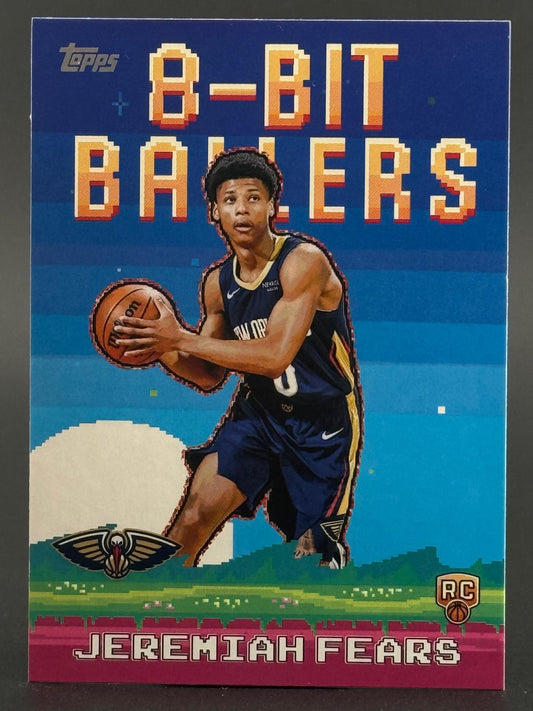 Jeremiah Fears 2025-26 Topps 8-Bit Ballers #8B-37 front