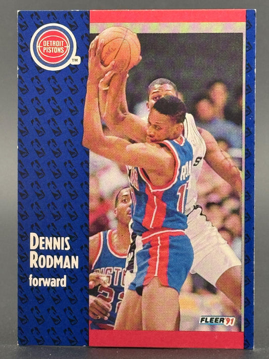 Dennis Rodman 1991-92 Fleer #63 front