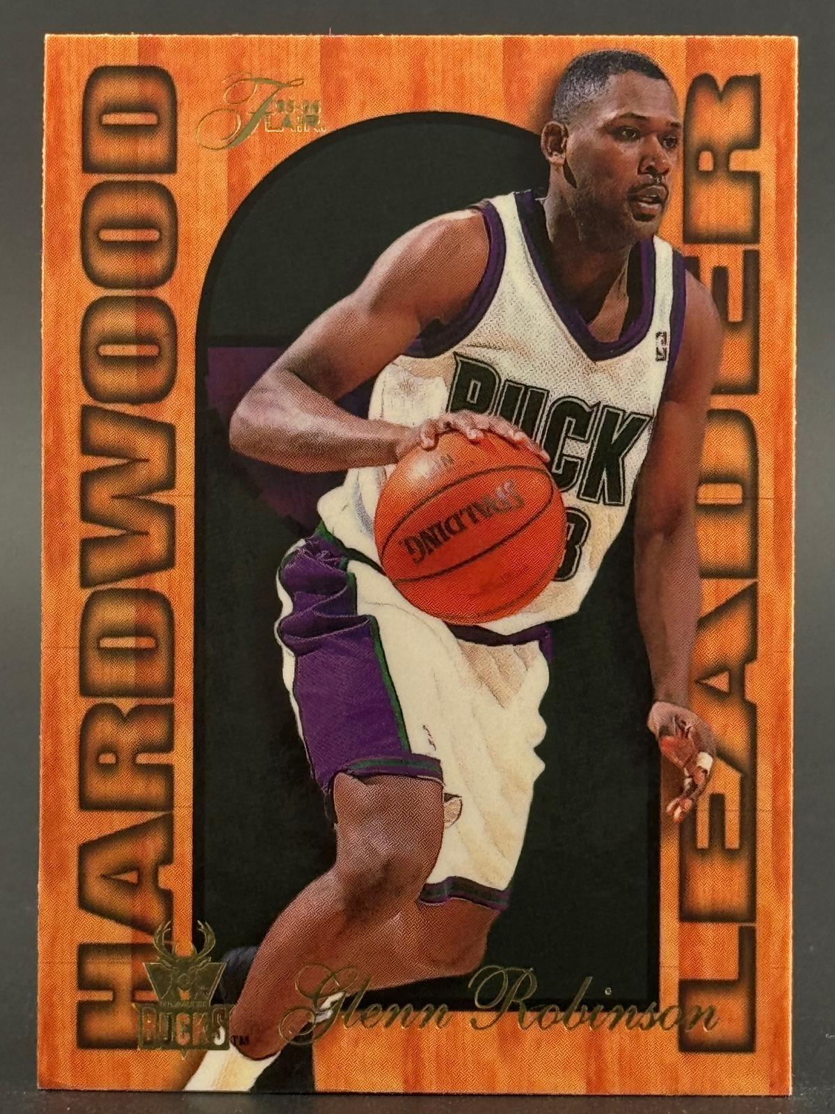 Glenn Robinson 1995-96 Fleer #15  Flair Hardwood Leader Numbered /27 front
