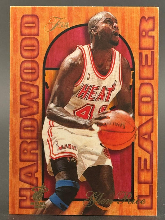 Glen Rice 1995-96 Fleer #14  Flair Hardwood Leader Numbered /27 front