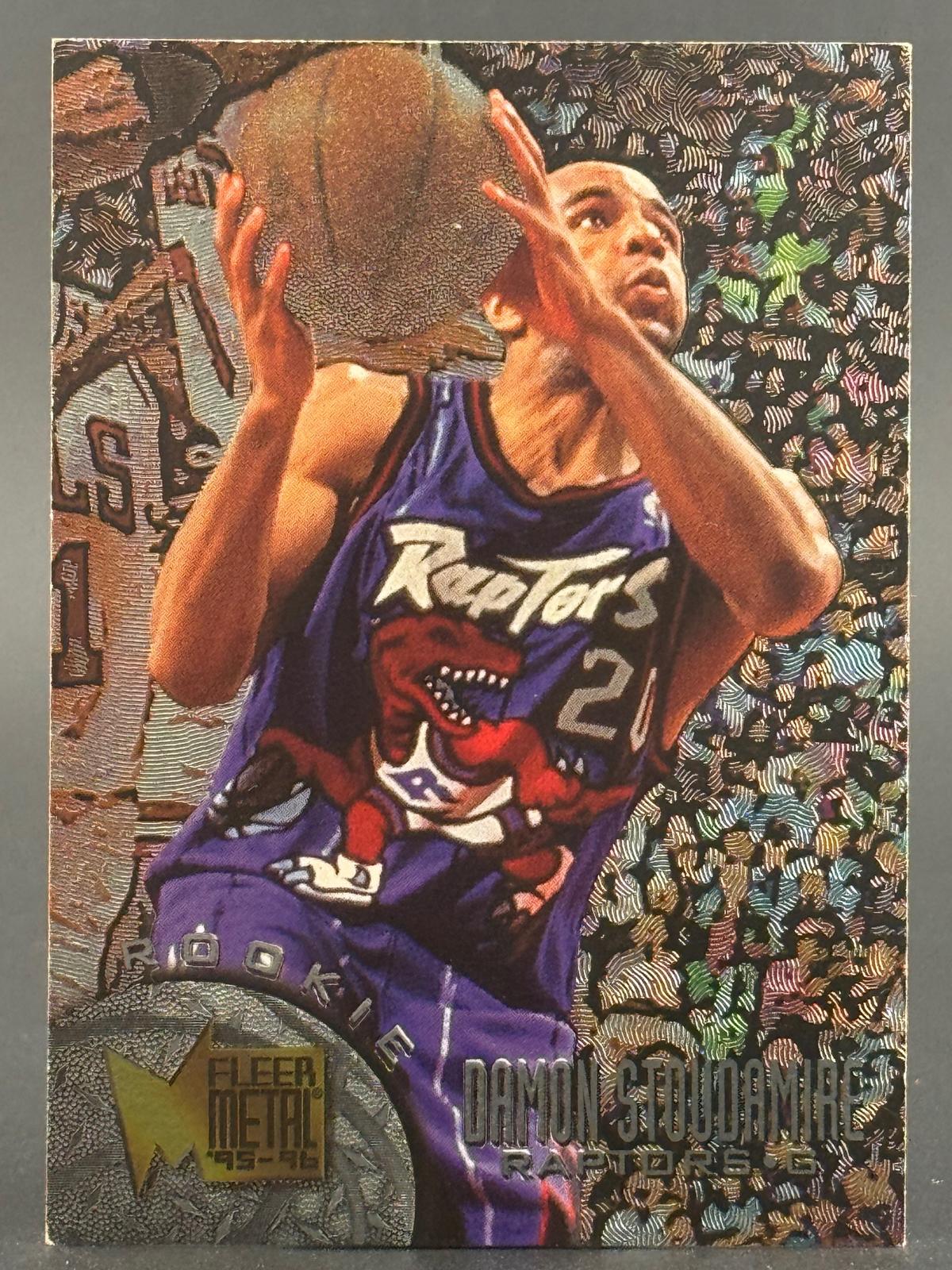 Damon Stoudamire 1995-96 Metal #200 front
