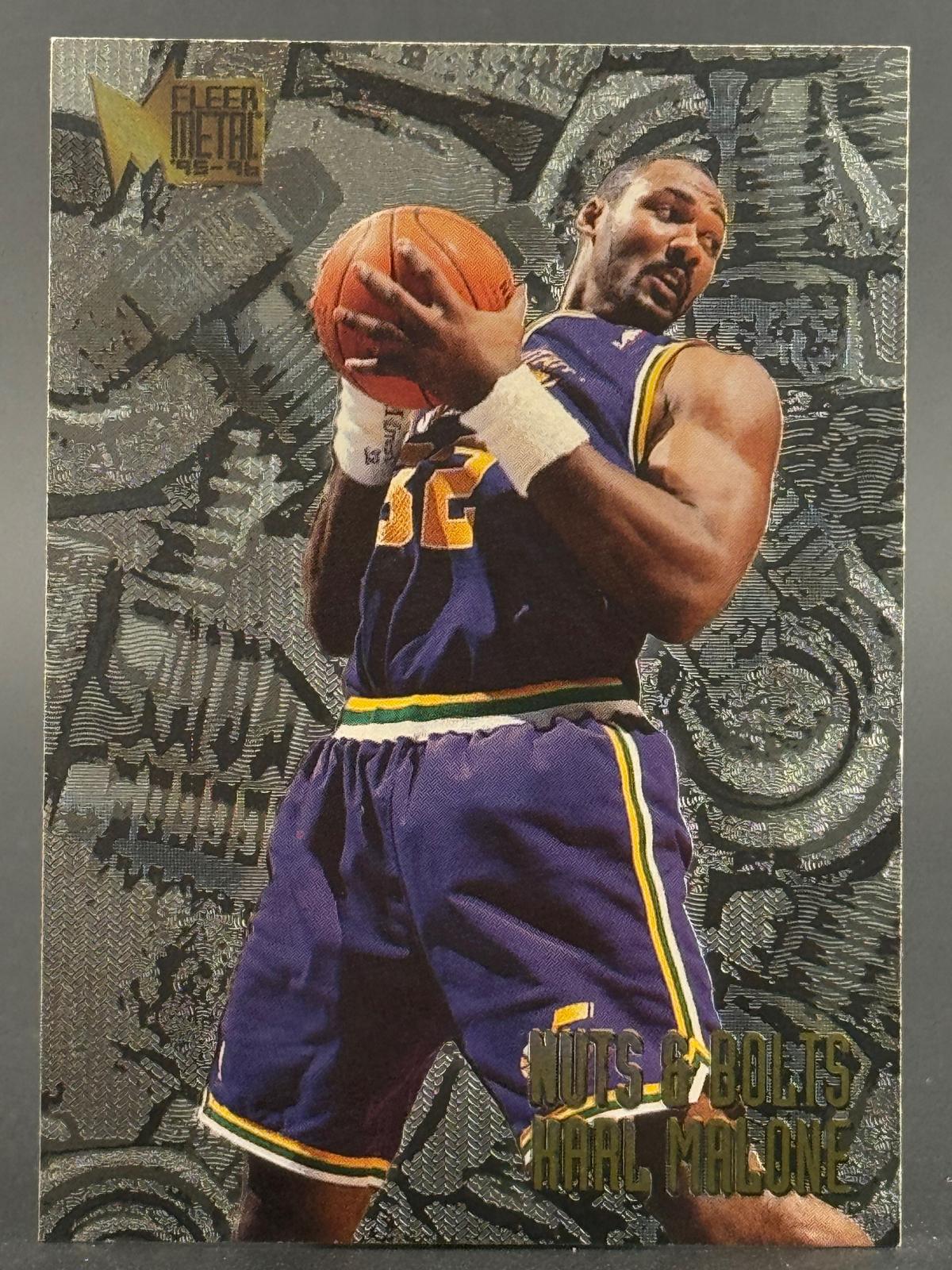Karl Malone 1995-96 Metal #214 front