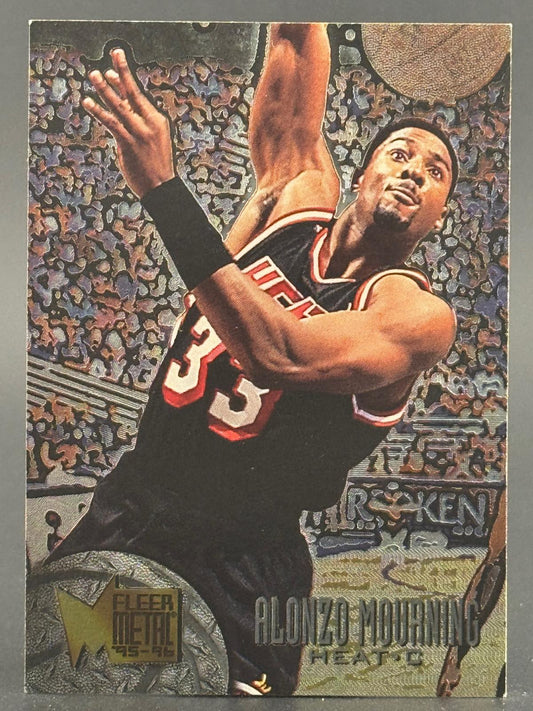 Alonzo Mourning 1995-96 Metal #163 front