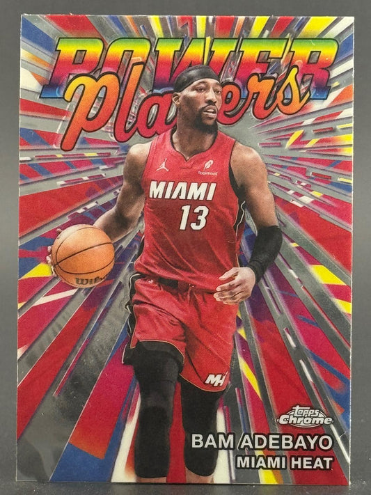Bam Adebayo 2025-26 Topps Chrome Update #PP-3 Bam Adebayo Power Players front