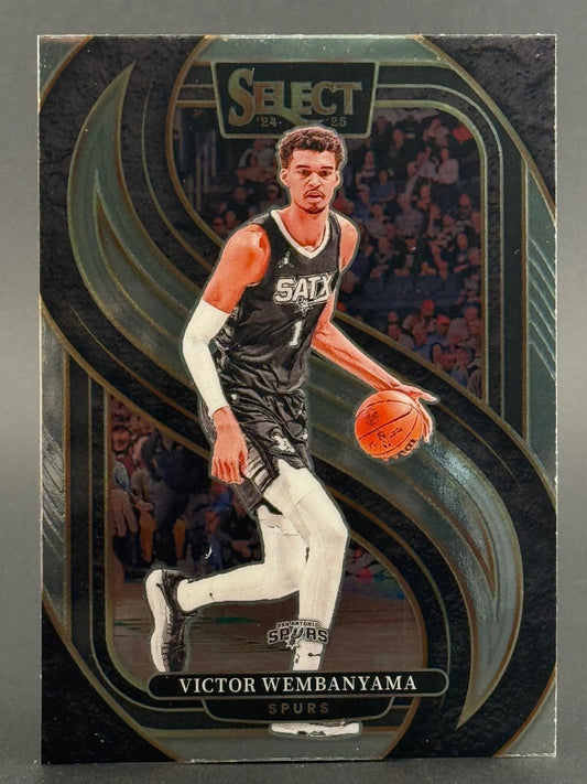 2024-25 Panini Select #102 Victor Wembanyama Blue (Retail) front