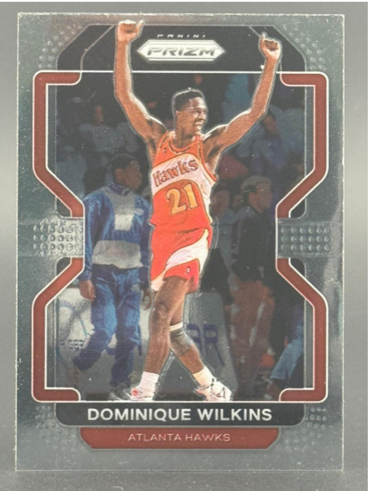 Dominique Wilkins 2012-13 Panini Prizm Basketball trading card, Atlanta Hawks.