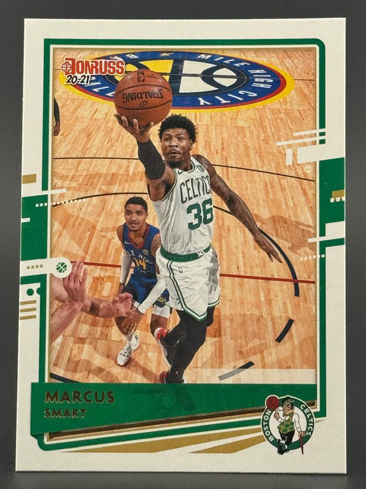 2020-21 Donruss Marcus Smart basketball card.