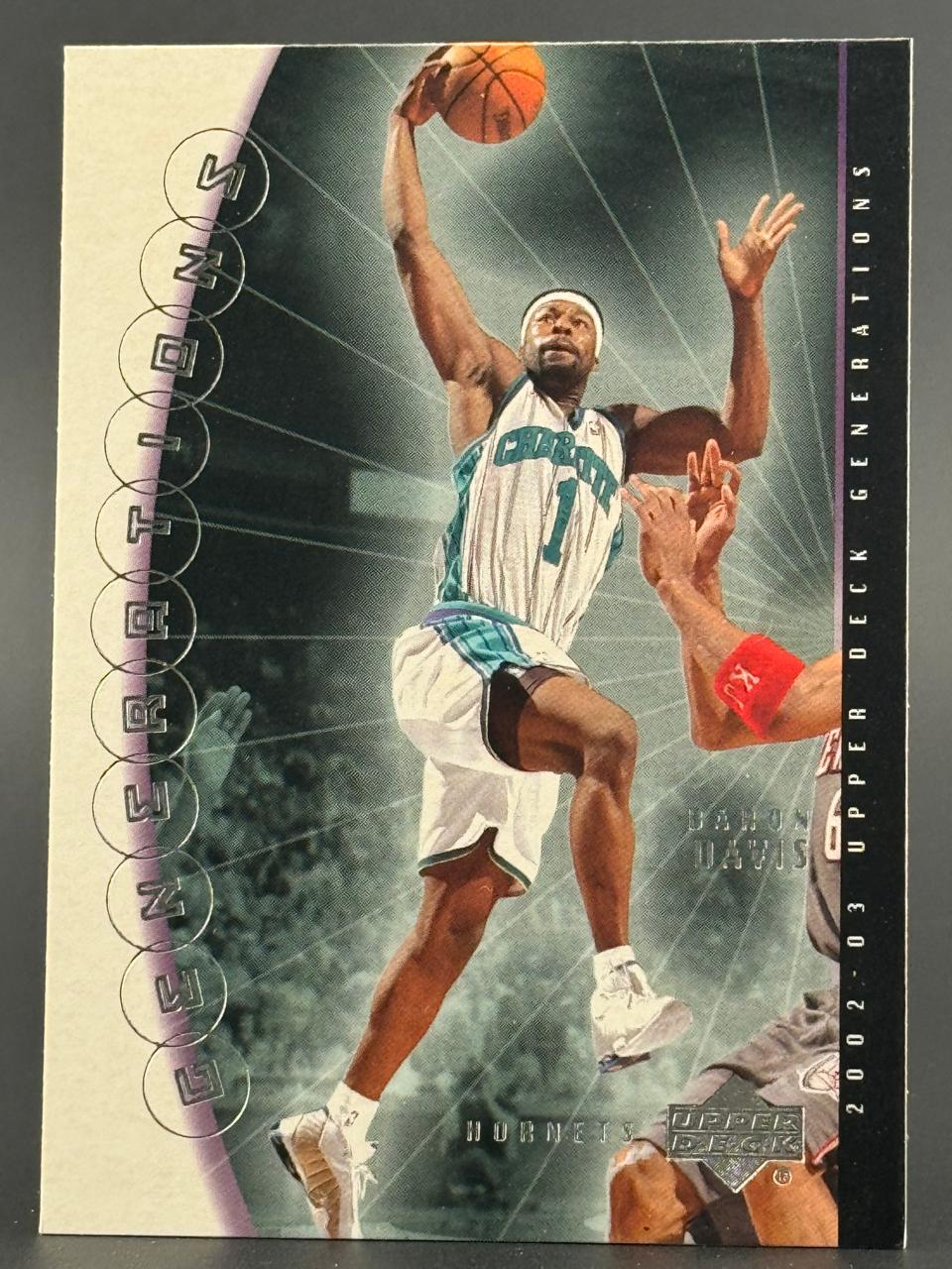 2002-03 Upper Deck Generations Baron Davis basketball card.