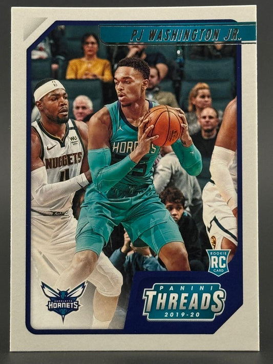 2019-20 Panini Threads PJ Washington Jr. rookie trading card.