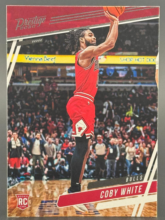 2020 Prestige Coby White Chicago Bulls rookie basketball card, #0.