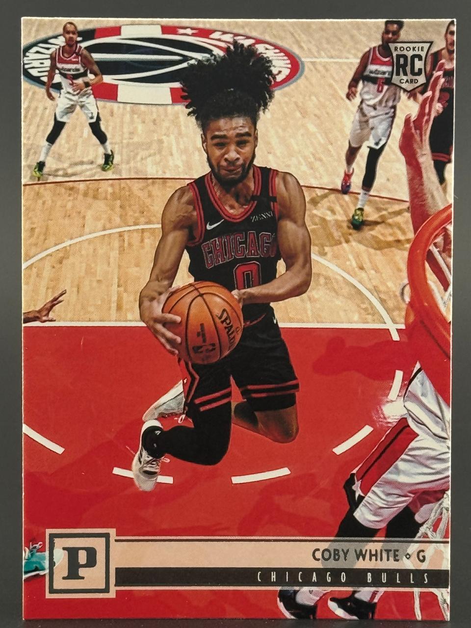 Coby White 2019-20 Panini Rookie RC trading card #0 Chicago Bulls.