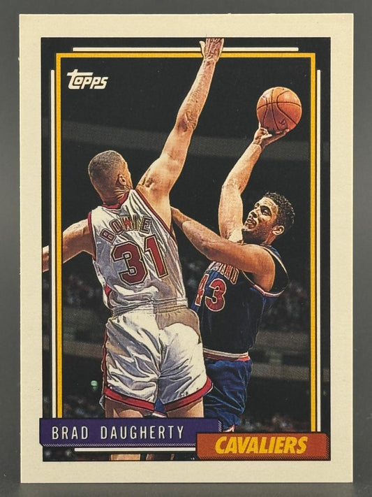 1989-90 Topps Brad Daugherty Cavaliers trading card, #43.